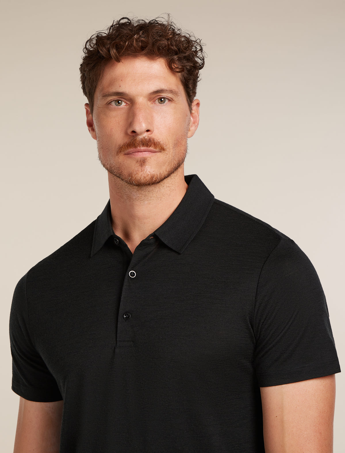 Men's Merino 150 Tech Lite Short Sleeve Polo Black - 6