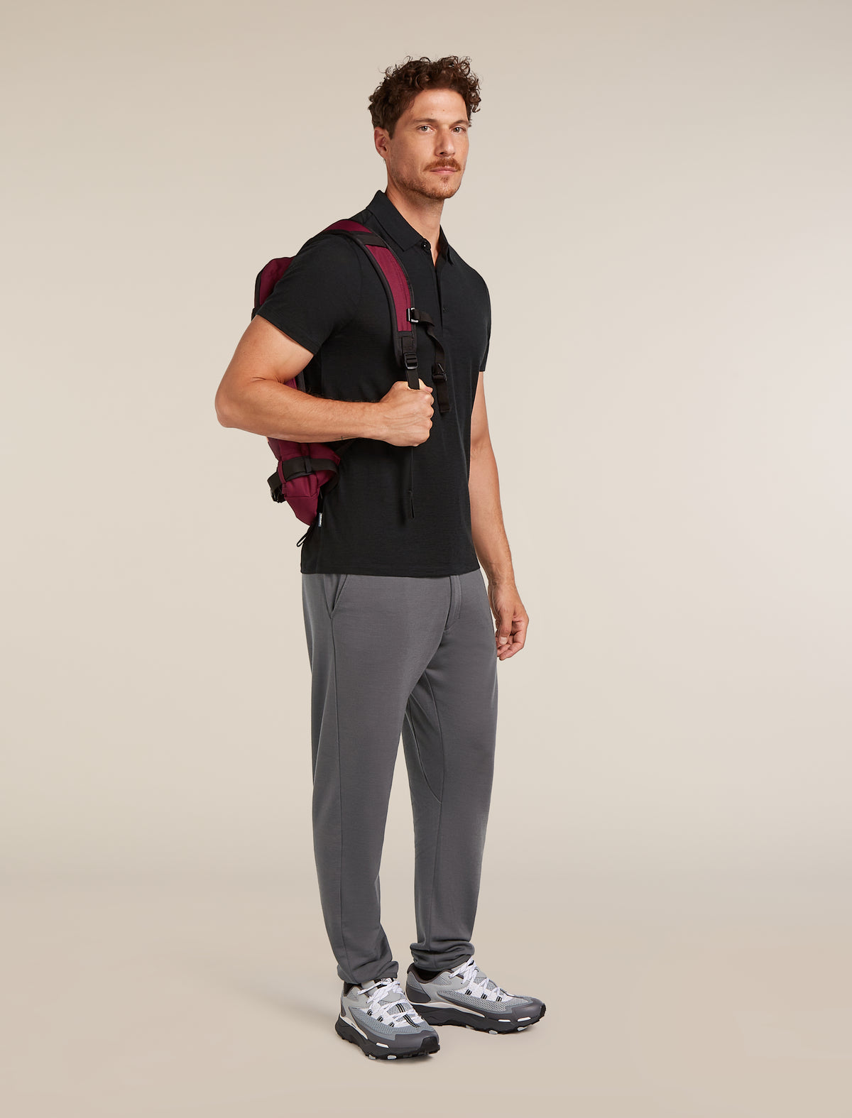 Men's Merino 150 Tech Lite Short Sleeve Polo Black - 4