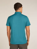 Men's Merino 150 Tech Lite Short Sleeve Polo Topaz - 2