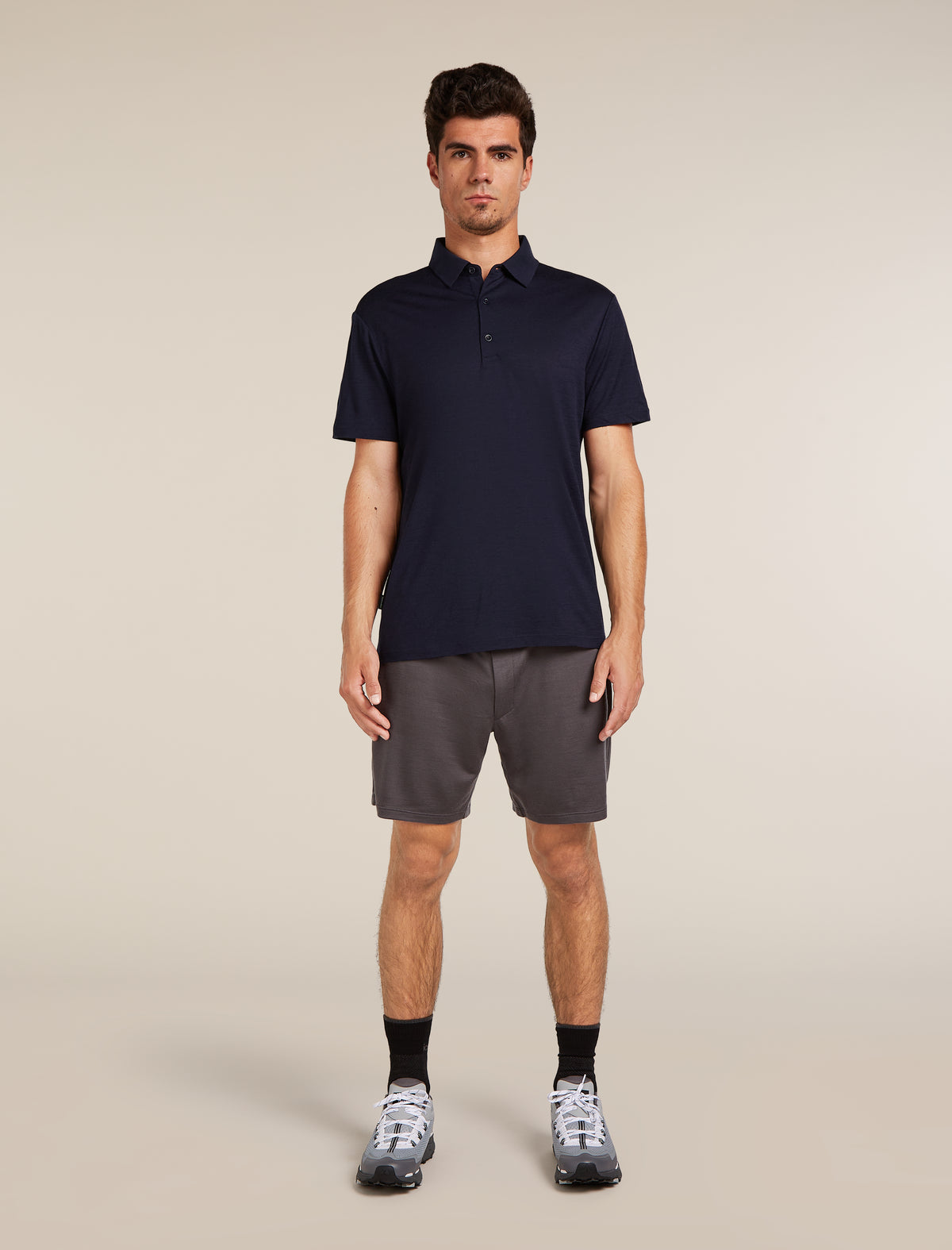 Men's Merino 150 Tech Lite Short Sleeve Polo Midnight Navy - 3