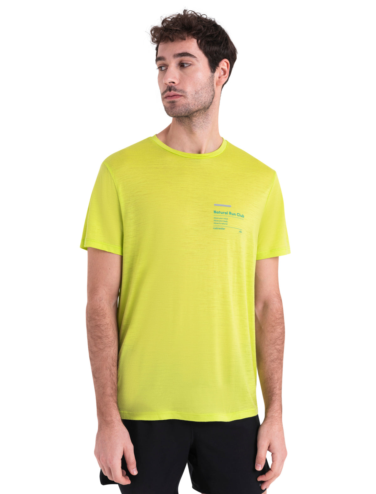Men's Merino 150 Tech Lite III T-Shirt Natural Run Club 2.0  - 1