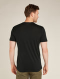 Men's Merino 150 Tech Lite Short Sleeve T-Shirt Icebreaker Logo Reflections  - 2