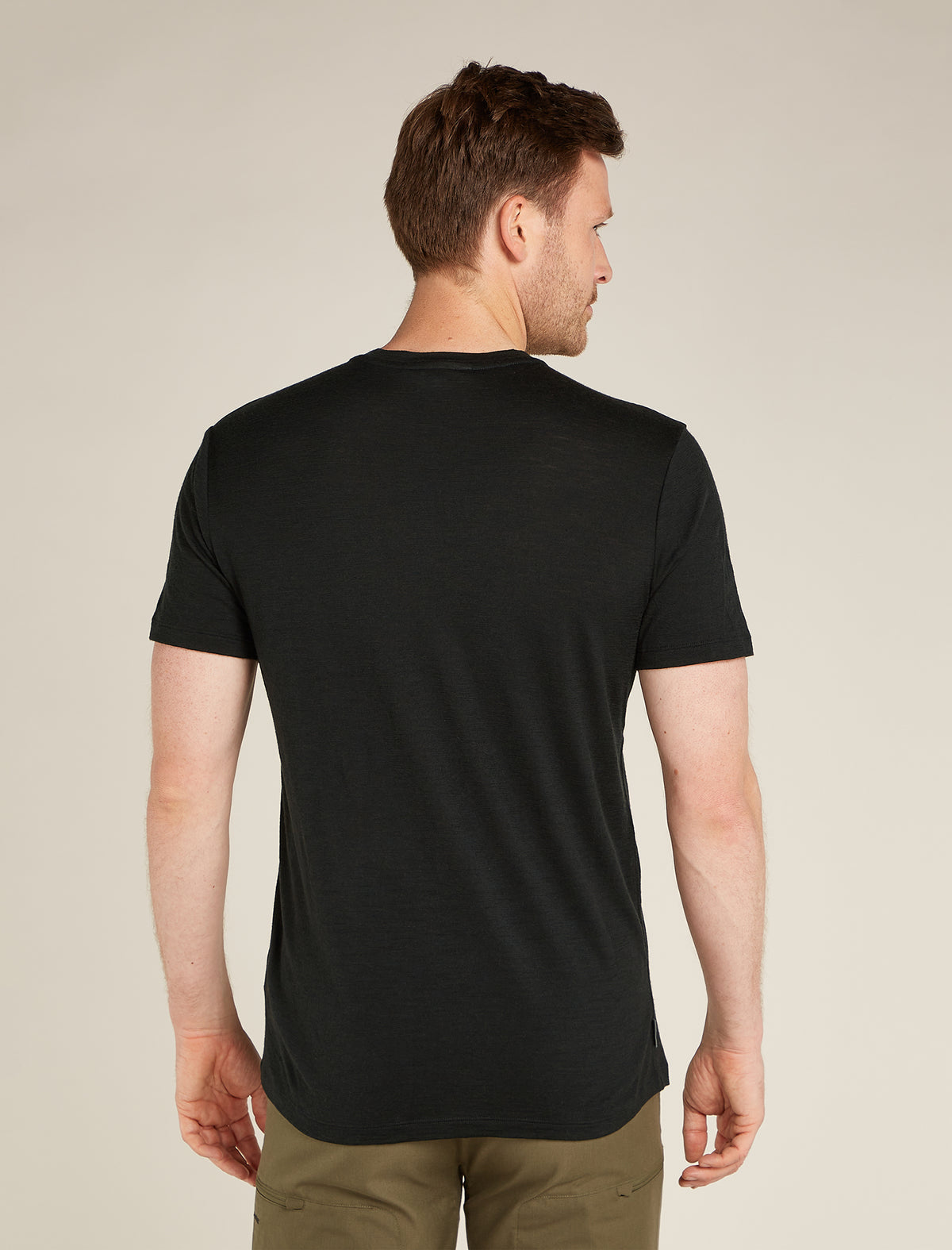 Men's Merino 150 Tech Lite Short Sleeve T-Shirt Icebreaker Logo Reflections  - 2