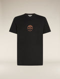 Men's Merino 150 Tech Lite Short Sleeve T-Shirt Icebreaker Logo Reflections  - 6