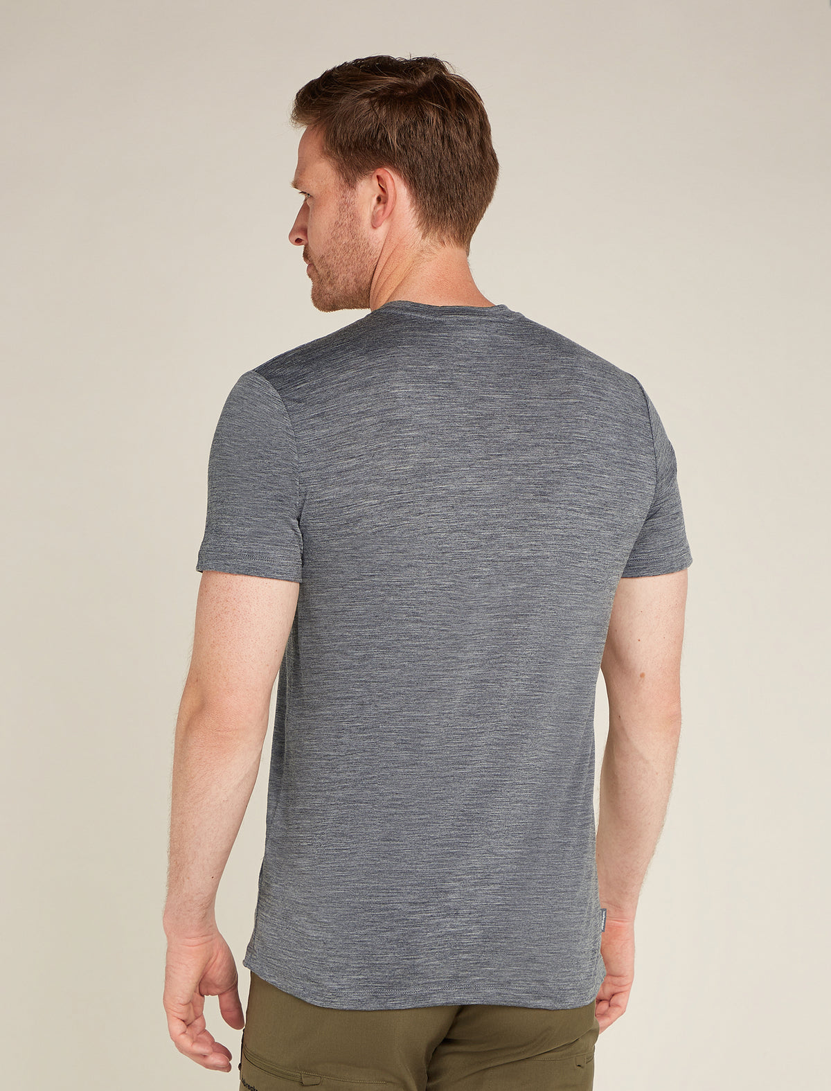 Men's Merino 150 Tech Lite Short Sleeve T-Shirt Icebreaker Logo Reflections  - 2