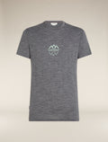 Men's Merino 150 Tech Lite Short Sleeve T-Shirt Icebreaker Logo Reflections  - 6