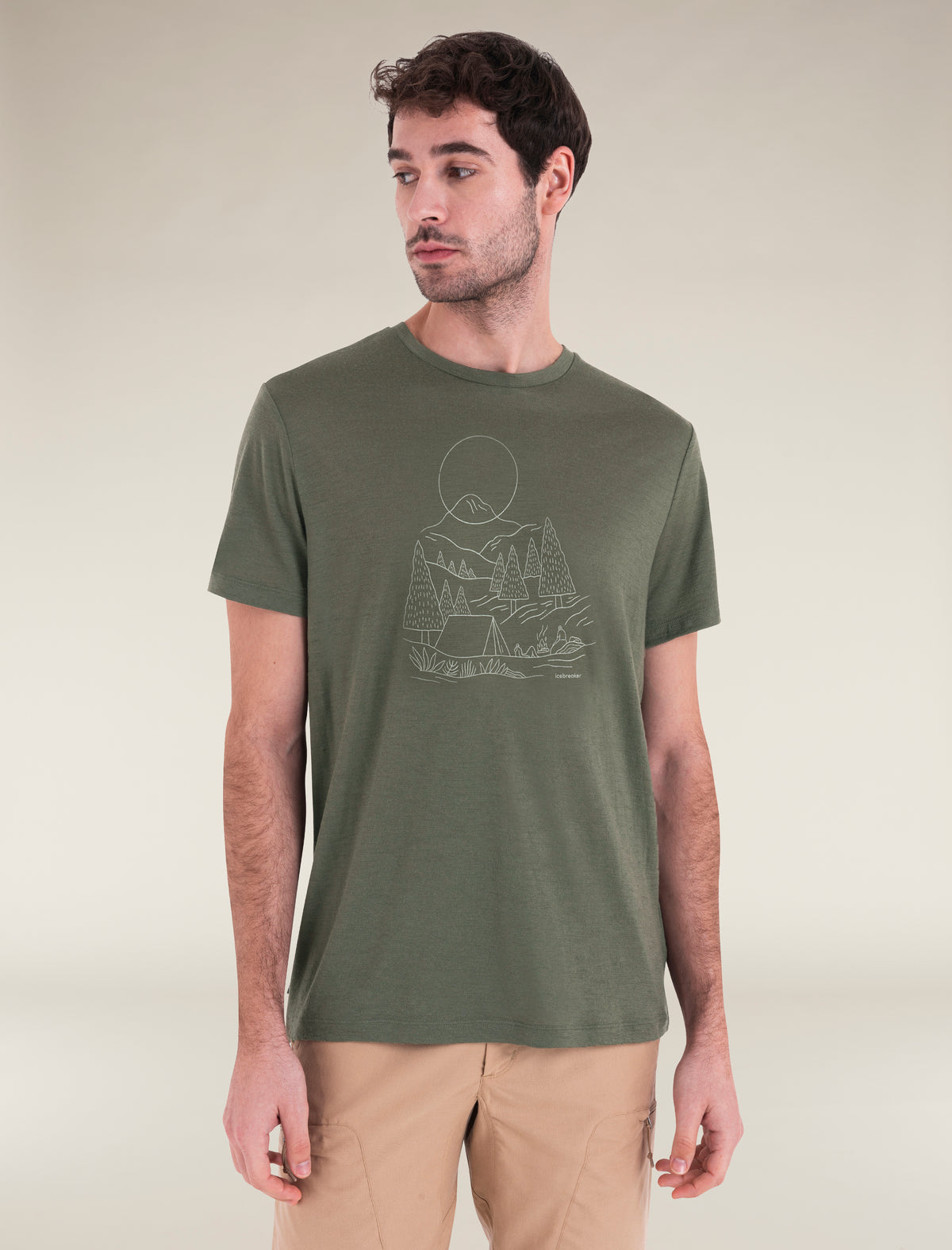 Men's Merino 150 Tech Lite III T-Shirt Sunset Camp  - 1