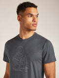 Men's Merino 150 Tech Lite III T-Shirt Sunset Camp Obsidian - 5