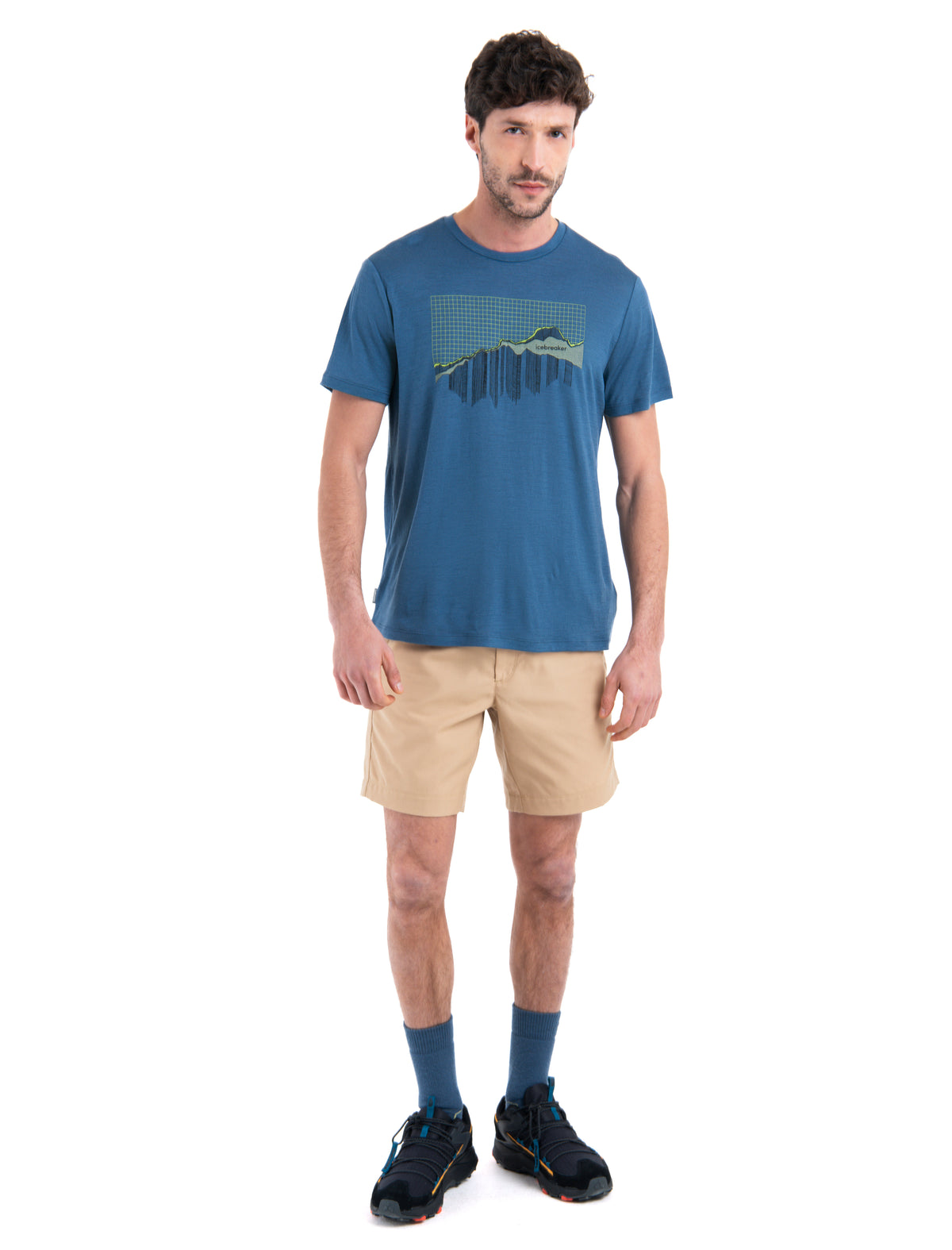 Men's Merino 150 Tech Lite III T-Shirt Pinnacle Grid  - 3