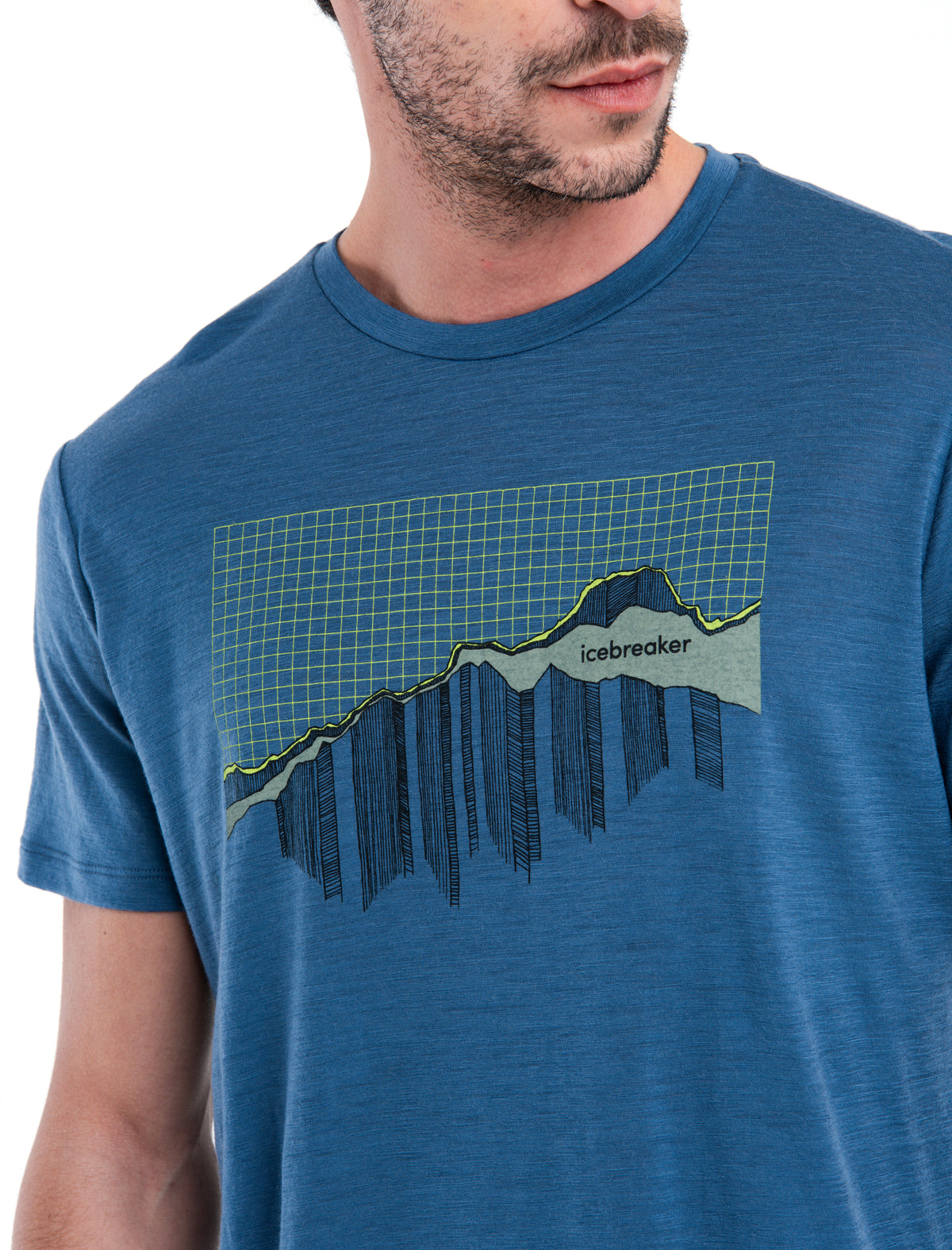 Men's Merino 150 Tech Lite III T-Shirt Pinnacle Grid  - 7