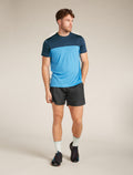 Men's Merino Blend 125 Cool-Lite™ Sphere Short Sleeve T-Shirt Colour Block Arctic/abyss - 3