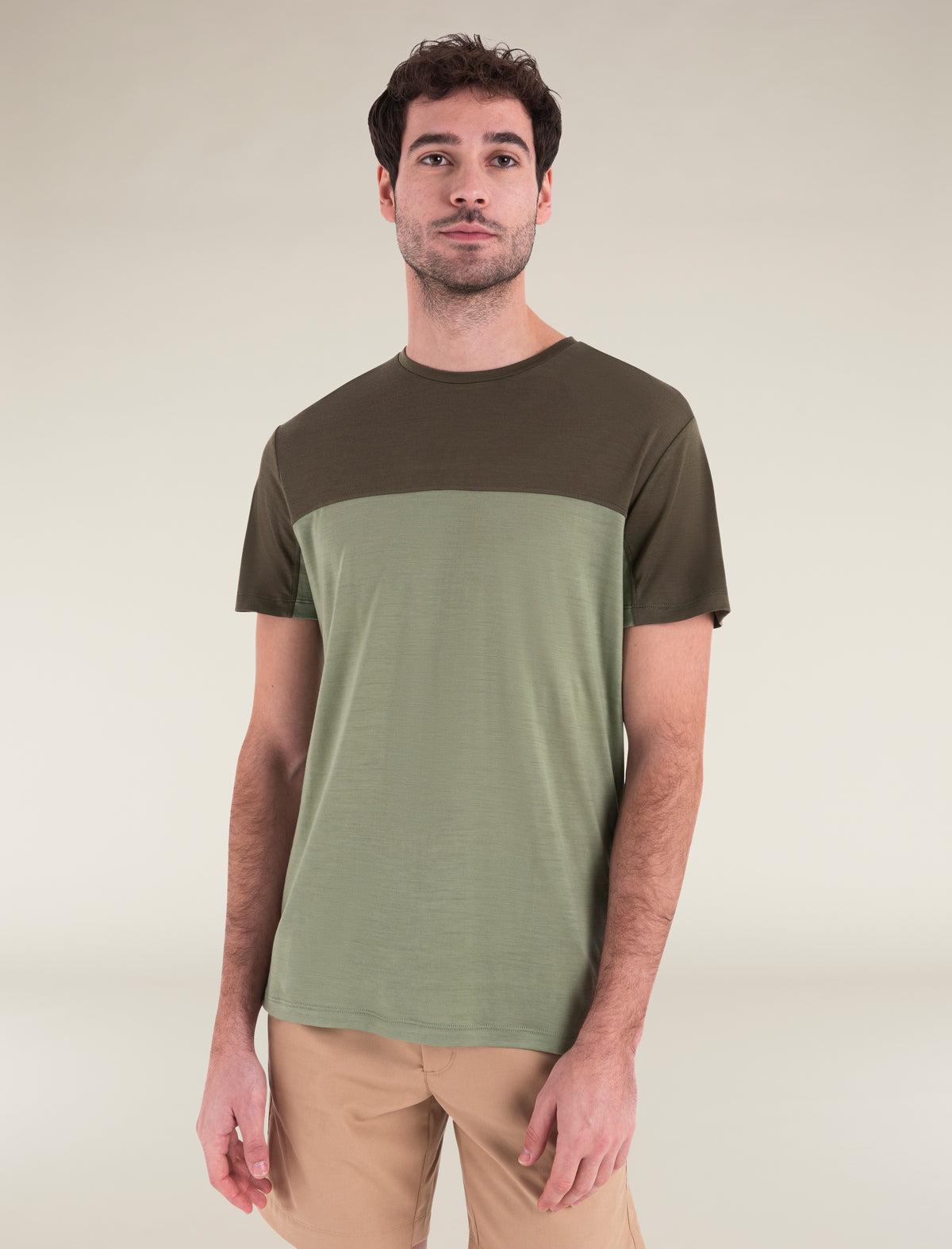 Men's Merino Blend 125 Cool-Lite™ Sphere Short Sleeve T-Shirt Colour Block  - 1