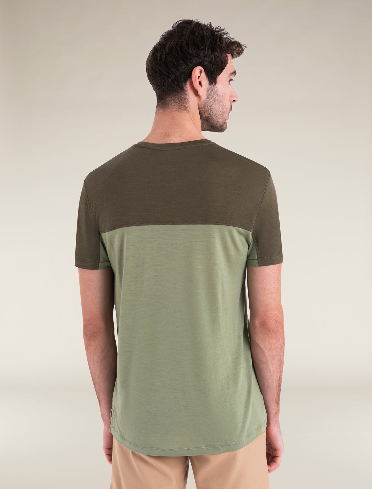 Men's Merino Blend 125 Cool-Lite™ Sphere Short Sleeve T-Shirt Colour Block  - 2