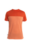 Men's Merino Blend 125 Cool-Lite™ Sphere Short Sleeve T-Shirt Colour Block Ember/Molten - 5
