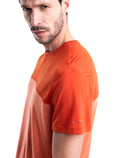 Men's Merino Blend 125 Cool-Lite™ Sphere Short Sleeve T-Shirt Colour Block Ember/Molten - 4