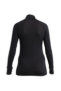 Women's Merino Blend 125 ZoneKnit™ Long Sleeve Half Zip Thermal Top Black/Graphite - 10