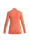 Women's Merino Blend 125 ZoneKnit™ Long Sleeve Half Zip Thermal Top Tang/Praline - 8