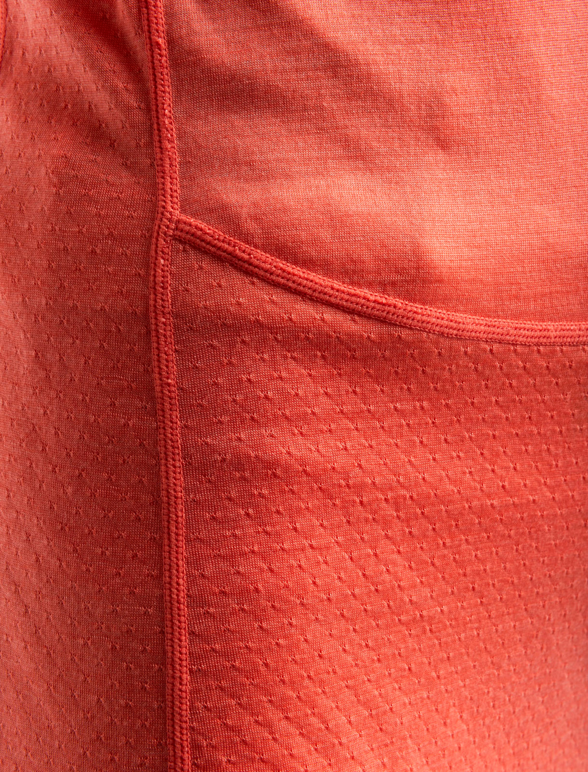 Women's Merino Blend 125 ZoneKnit™ Long Sleeve Half Zip Thermal Top Tang/Praline - 5