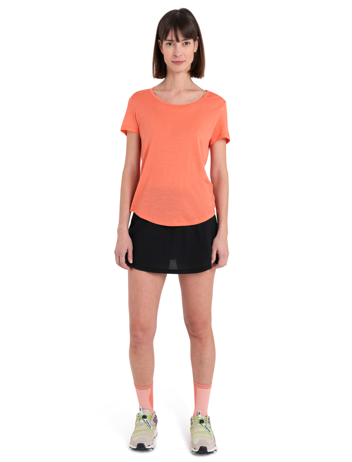 Women's 125 Cool-Lite™ Merino Blend Active Skort Black/Graphite - 5