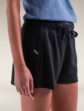 Women's Merino Blend 200 Crush Shorts Black - 4