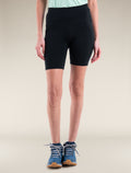 Women's Merino 260 Fastray 8" High Rise Shorts Black - 1