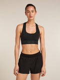 Women's Merino Blend 260 ZoneKnit™ Seamless Bra Black - 1