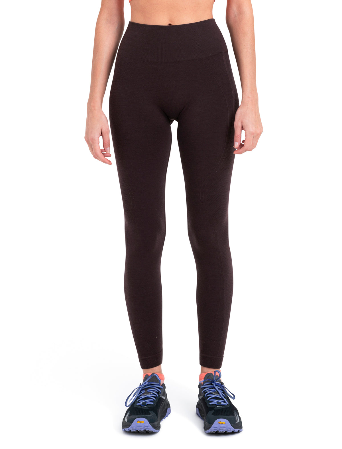 Women's Merino Blend 260 ZoneKnit™ Seamless 25" Tights Bittersweet - 1