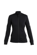 Women's Merino 260 Quantum Long Sleeve Zip Jacket Black - 6