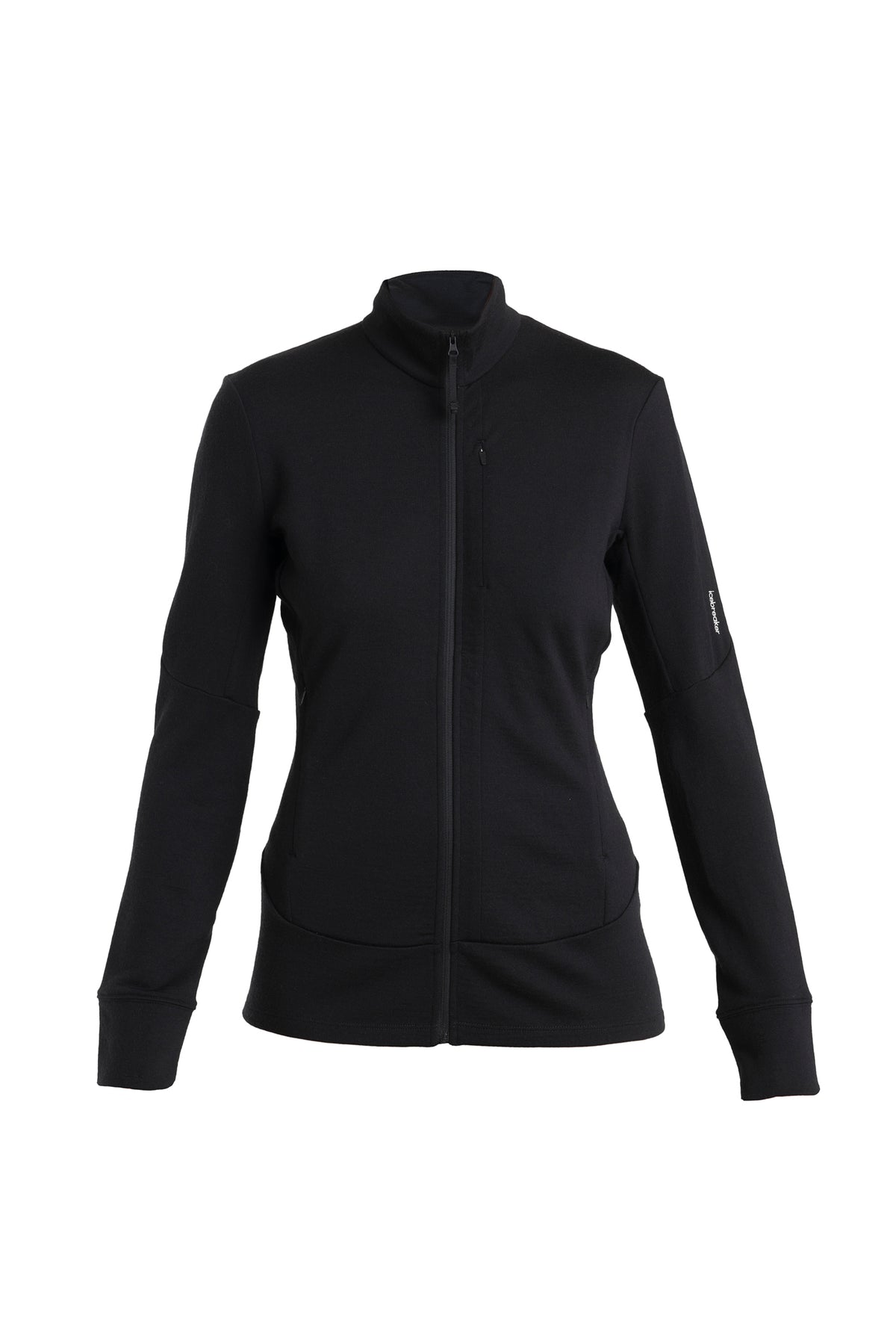 Women's Merino 260 Quantum Long Sleeve Zip Jacket Black - 6