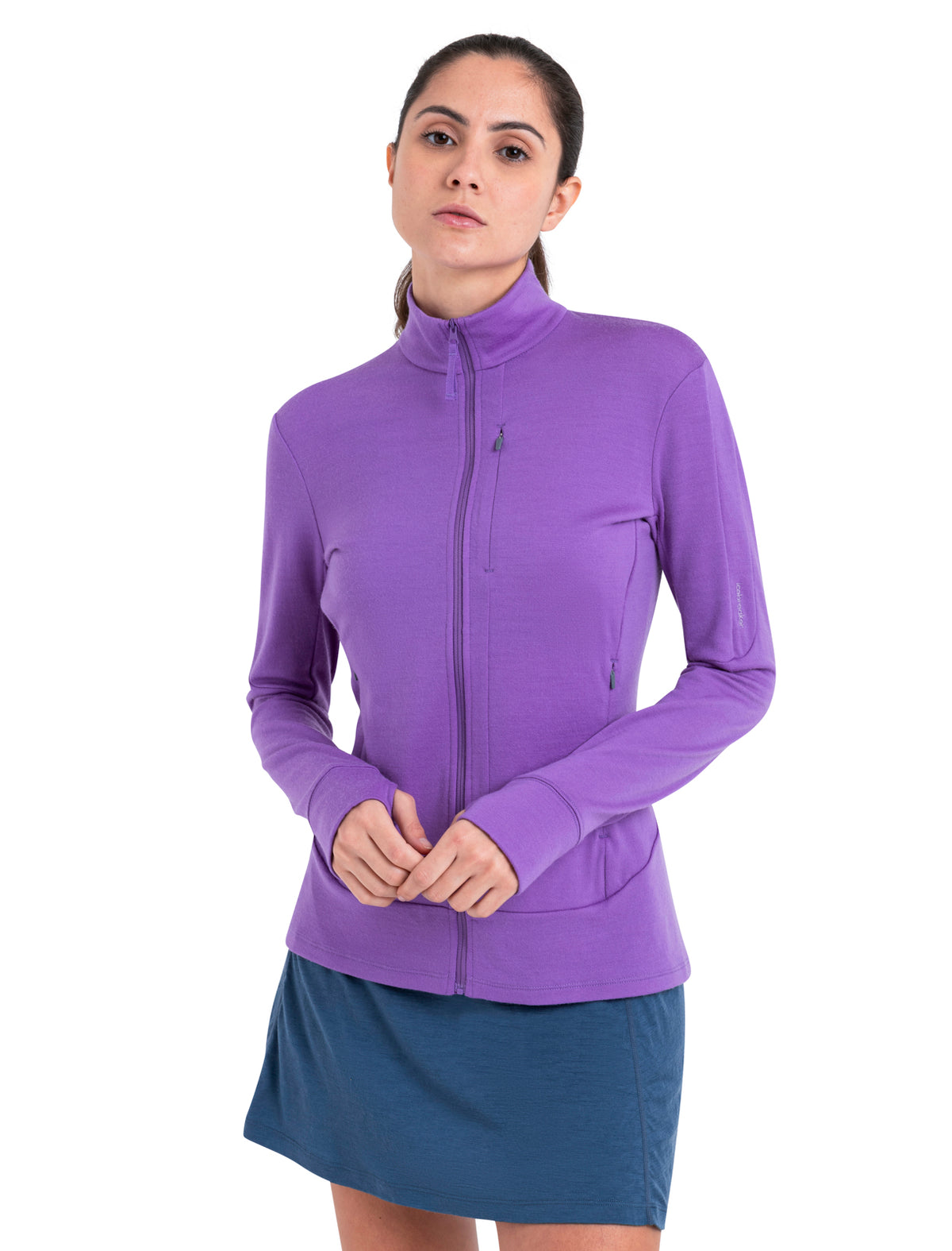 Women's Merino 260 Quantum Long Sleeve Zip Jacket Magic - 6