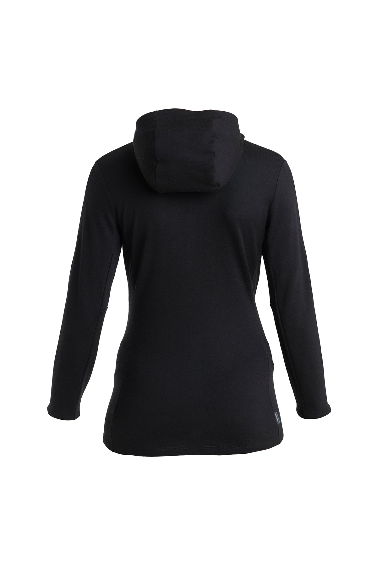 Women's Merino 260 Quantum Long Sleeve Zip Hoodie Black - 8