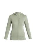 Women's Merino 260 Quantum Long Sleeve Zip Hoodie Oil/Black/Silver - 7