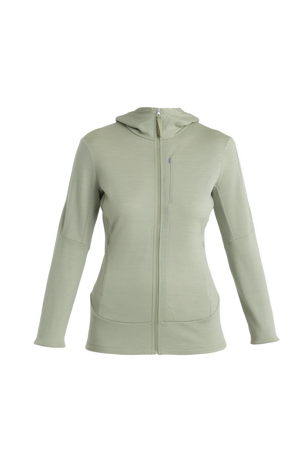 Women's Merino 260 Quantum Long Sleeve Zip Hoodie Oil/Black/Silver - 7