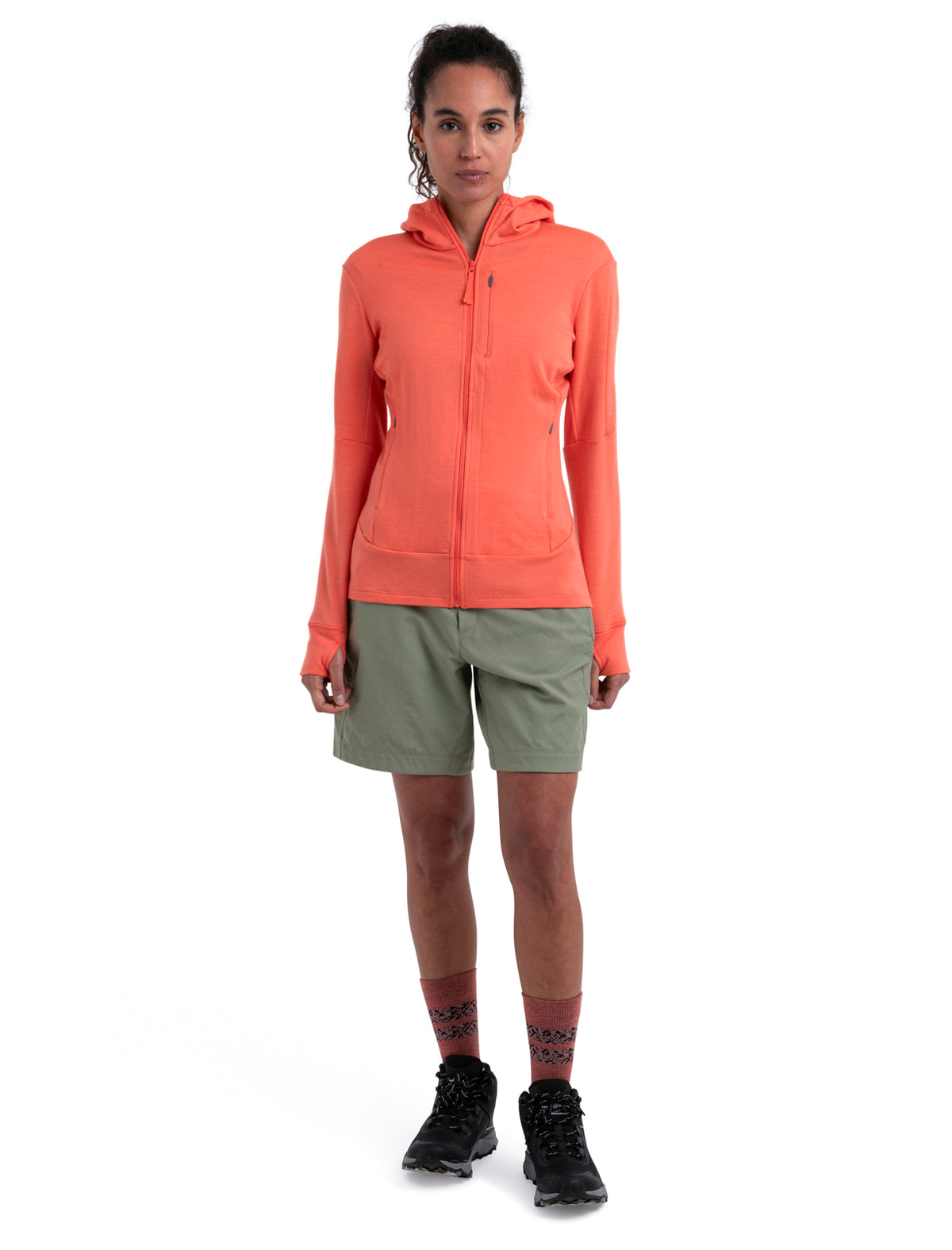 Women's Merino 260 Quantum Long Sleeve Zip Hoodie Tang - 3