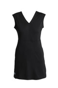 Women's Merino 200 Granary Sleeveless V Neck Dress Black - 10
