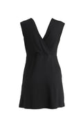 Women's Merino 200 Granary Sleeveless V Neck Dress Black - 11
