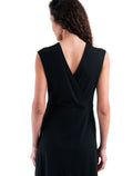 Women's Merino 200 Granary Sleeveless V Neck Dress Black - 9