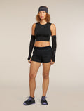 Women's Merino Blend 125 ZoneKnit™ Energy Wind Cropped Bra-Tank Black - 4