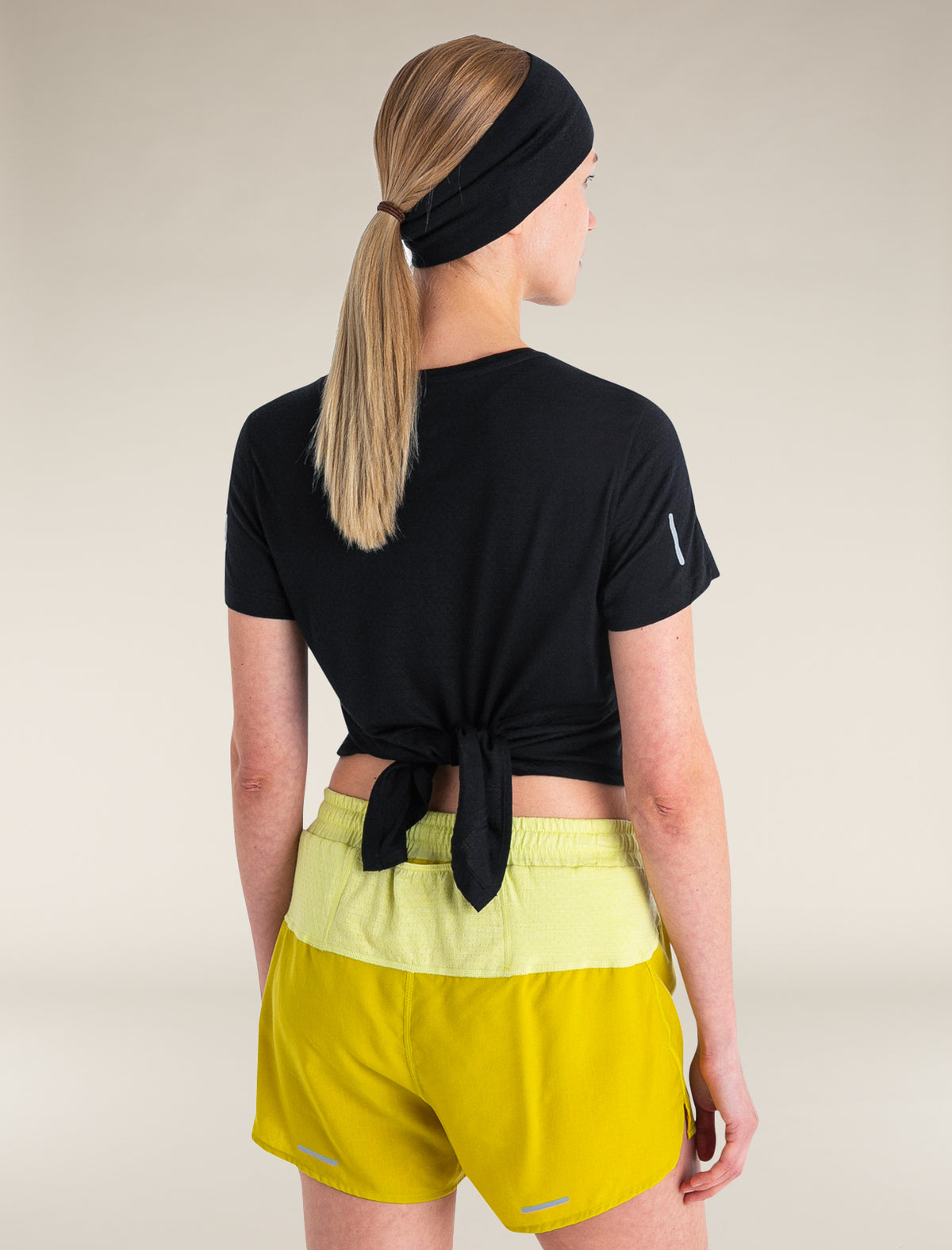 Women's Merino Blend 125 Cool-Lite™ Speed Short Sleeve Slit Back T-Shirt Black - 2