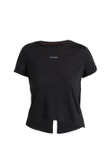 Women's Merino Blend 125 Cool-Lite™ Speed Short Sleeve Slit Back T-Shirt Black - 8