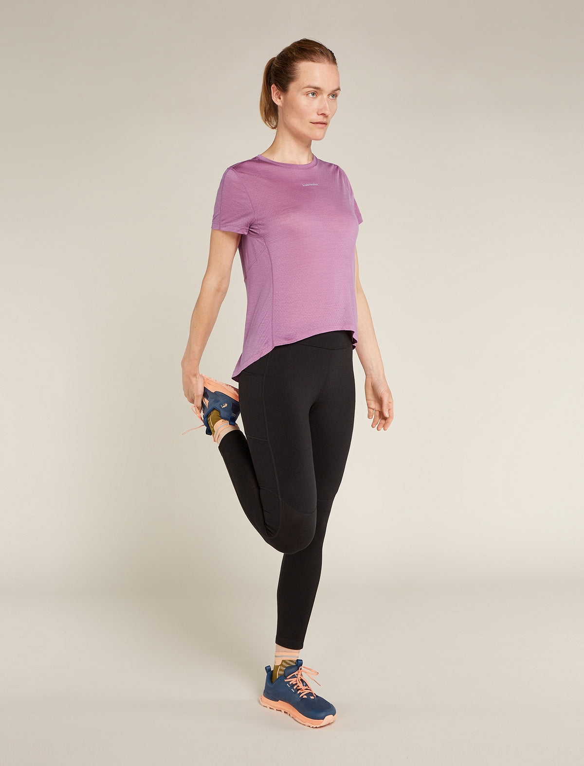 Women's Merino Blend 125 Cool-Lite™ Speed Short Sleeve Slit Back T-Shirt  - 4