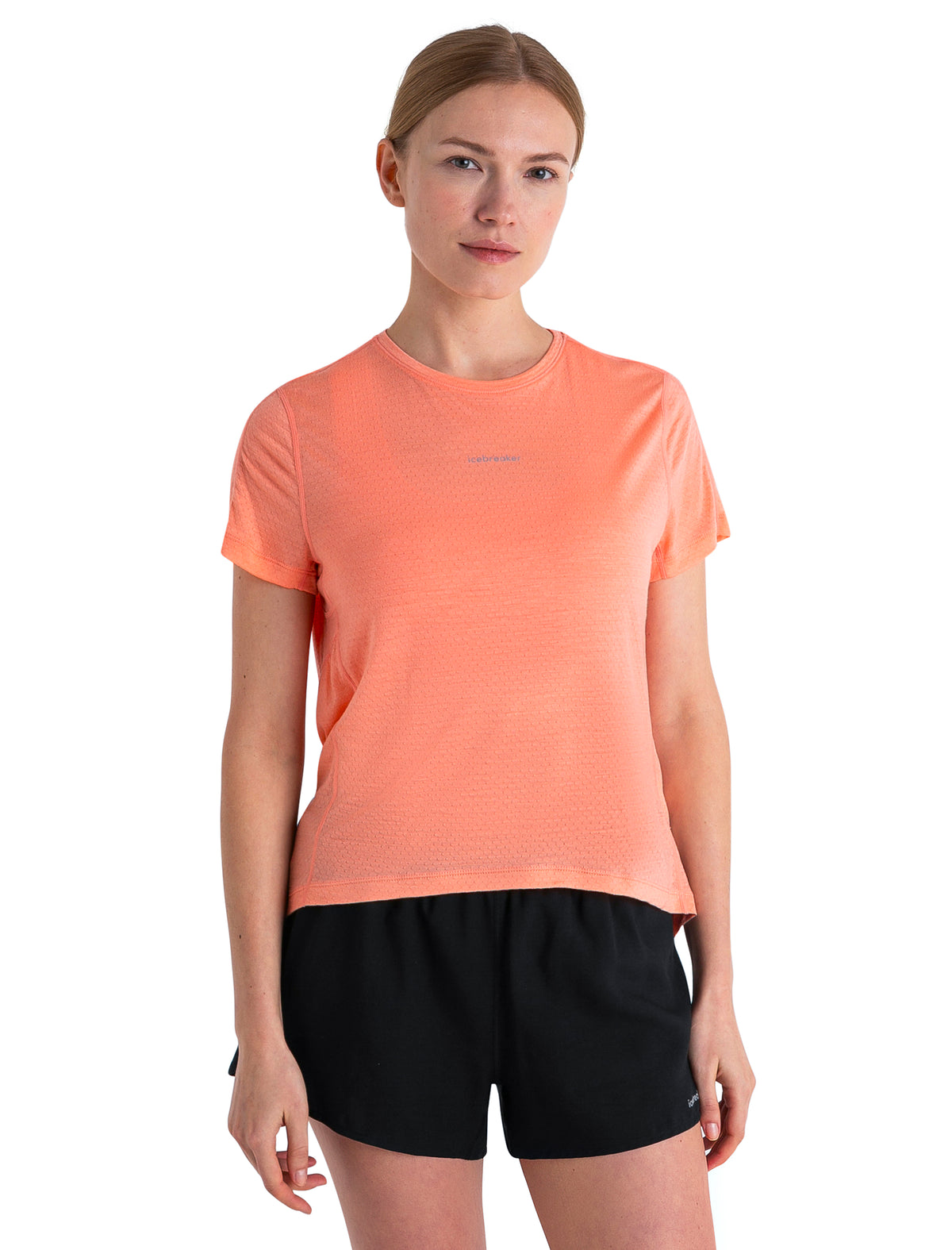 Women's Merino Blend 125 Cool-Lite™ Speed Short Sleeve Slit Back T-Shirt Glow - 1