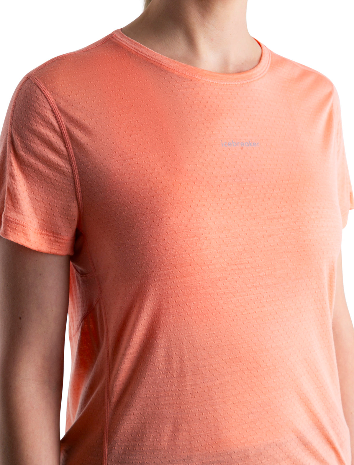 Women's Merino Blend 125 Cool-Lite™ Speed Short Sleeve Slit Back T-Shirt Glow - 10