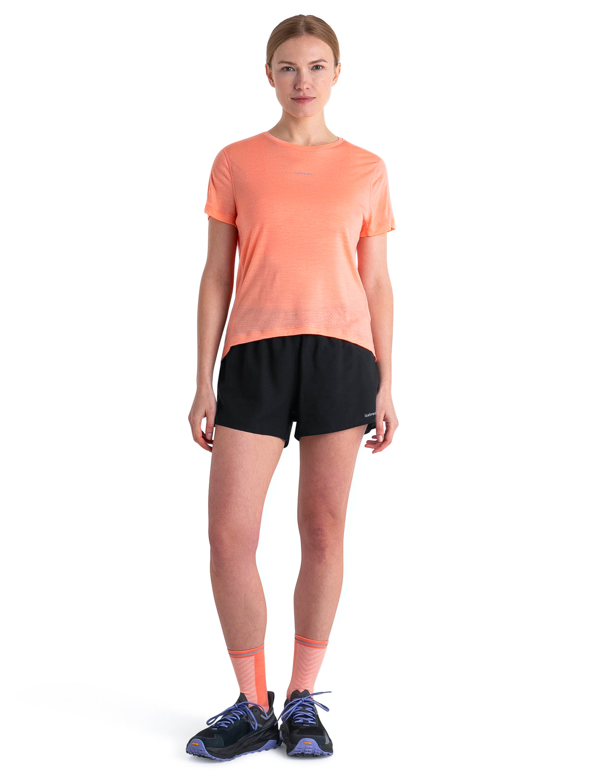 Women's Merino Blend 125 Cool-Lite™ Speed Short Sleeve Slit Back T-Shirt Glow - 3
