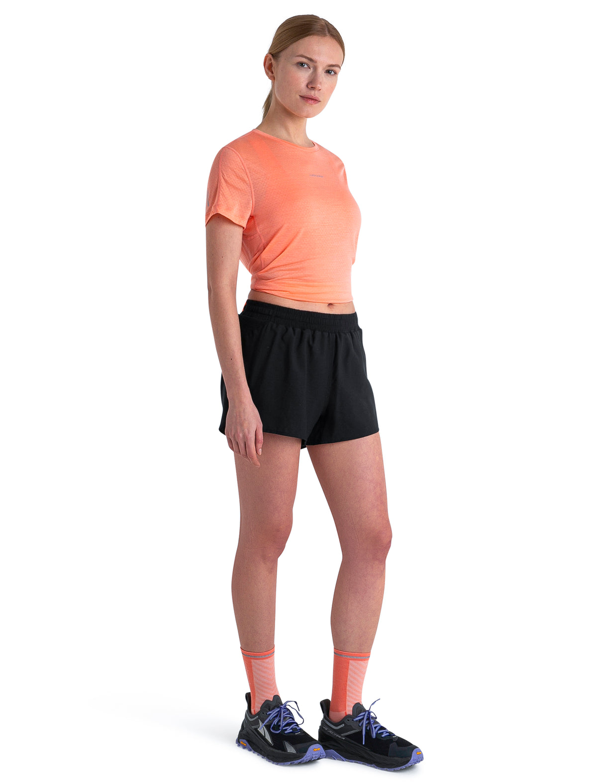 Women's Merino Blend 125 Cool-Lite™ Speed Short Sleeve Slit Back T-Shirt Glow - 5