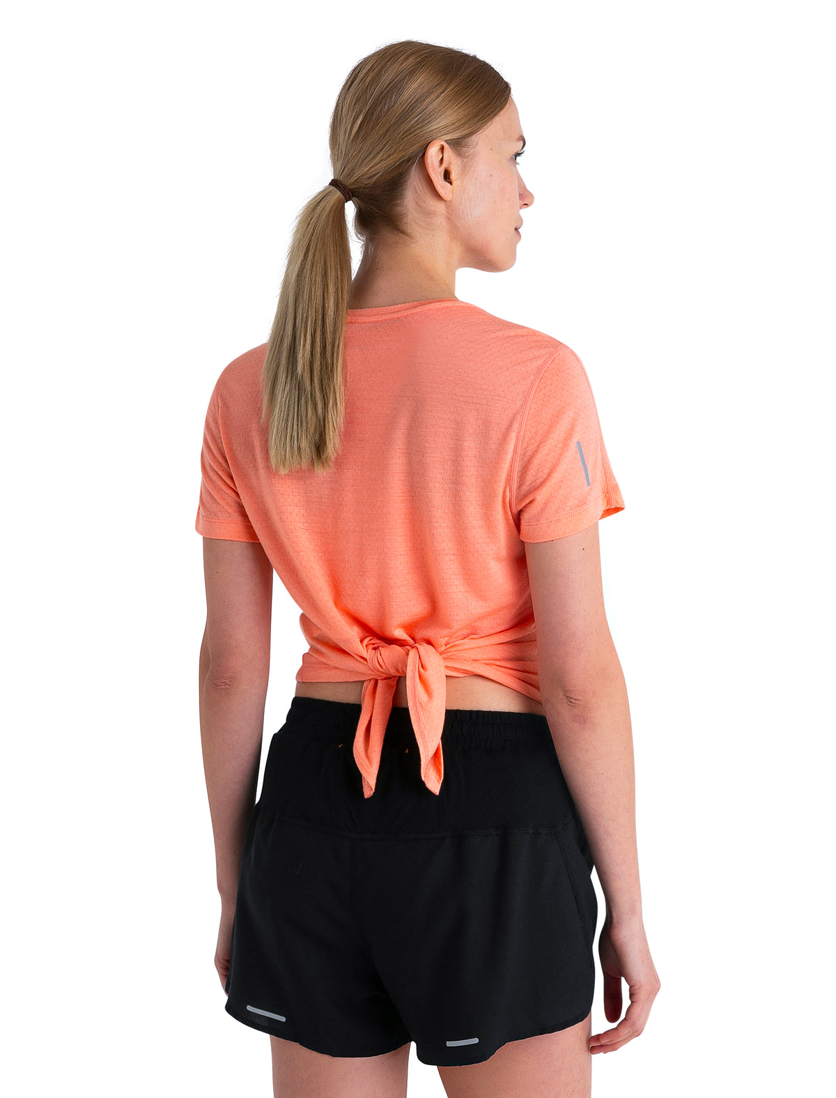 Women's Merino Blend 125 Cool-Lite™ Speed Short Sleeve Slit Back T-Shirt Glow - 8