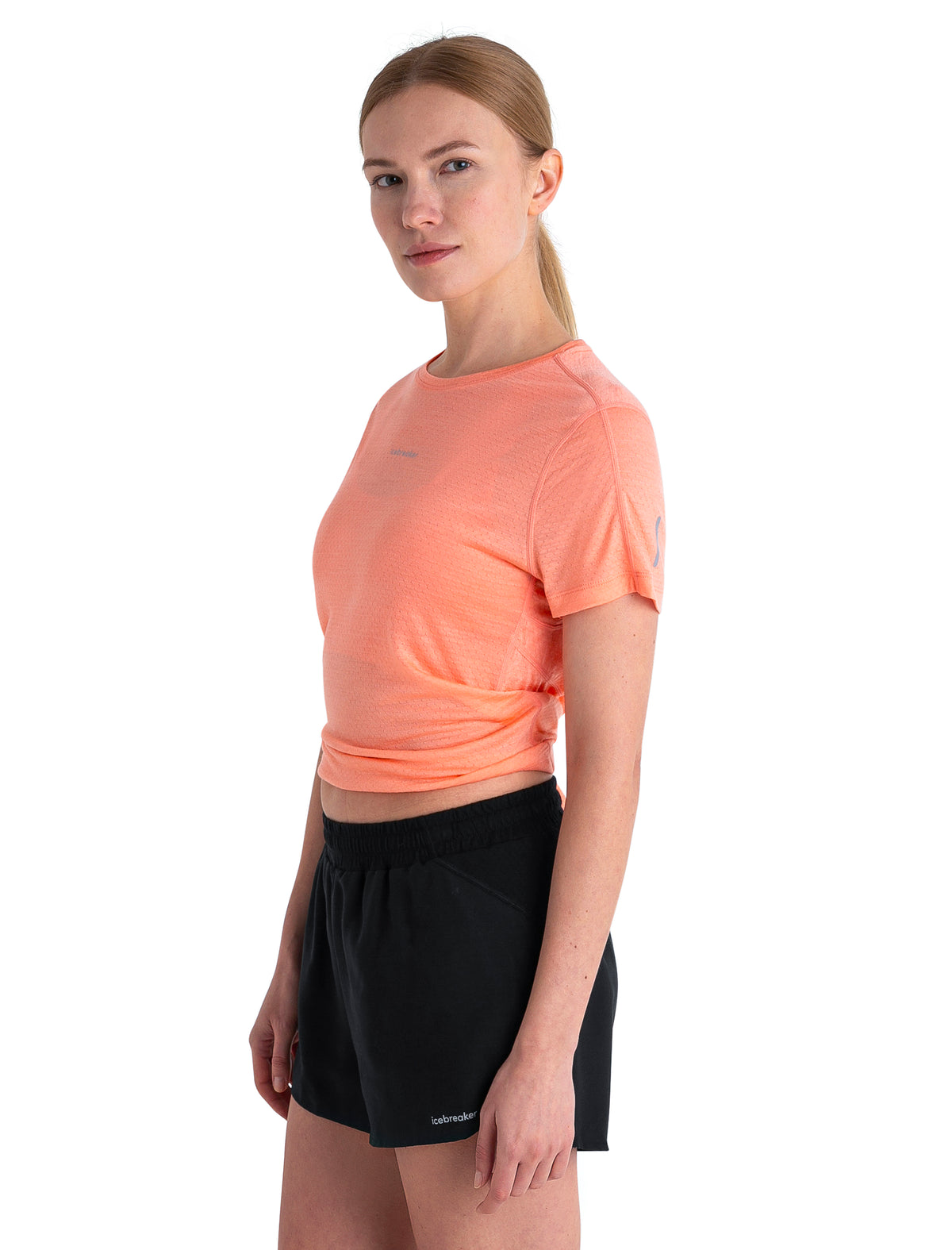 Women's Merino Blend 125 Cool-Lite™ Speed Short Sleeve Slit Back T-Shirt Glow - 9