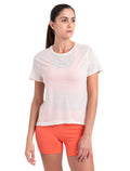 Women's Merino Blend 125 Cool-Lite™ Speed Short Sleeve Slit Back T-Shirt Chalk - 1