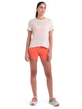 Women's Merino Blend 125 Cool-Lite™ Speed Short Sleeve Slit Back T-Shirt Chalk - 3