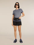 Women's Merino Blend 125 ZoneKnit™ Energy Wind Short Sleeve T-Shirt Graphite/Graphite Heather - 4